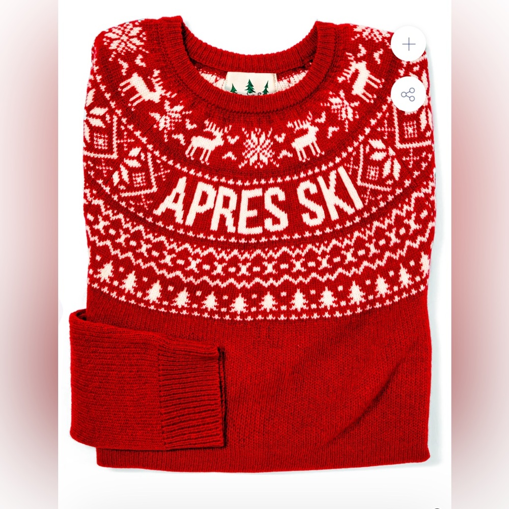 NWT KJP Après Ski Fair Isle Sweater